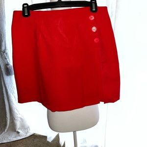 Red Skort, Size 8